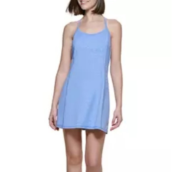 Calvin Klein Performance Women's Halter Peached Space Dye Sport Dress  NWT - Picture 2 of 12